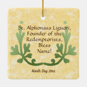 St. Alphonsus Liguori (SNV 02) (Plein) Keramisch Ornament