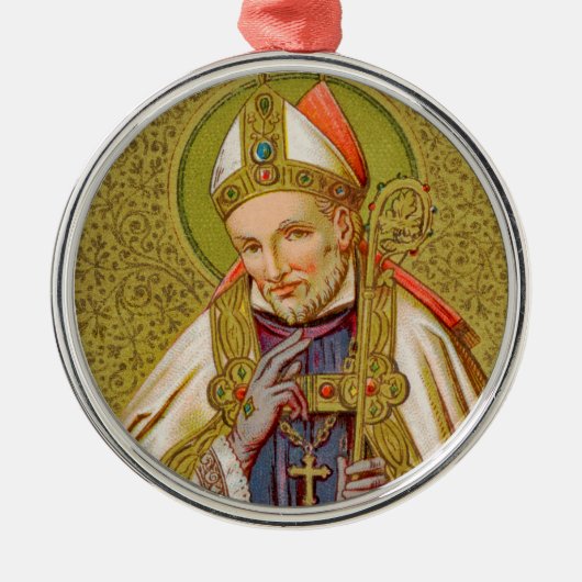 St. Alphonsus Liguori (SNV 02) (Ronde) Metalen Ornament (Voorkant)