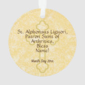St. Alphonsus Liguori (SNV 02) (Ronde) Ornament (achterkant)