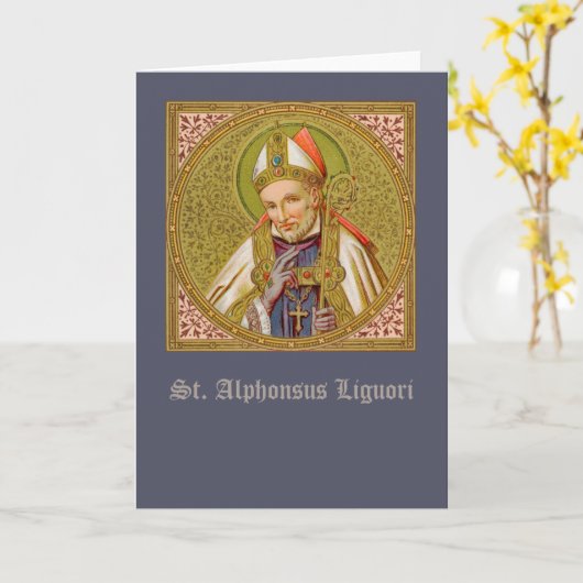 St. Alphonsus Liguori (SNV 02) (Square) Kaart (Gele Bloem)