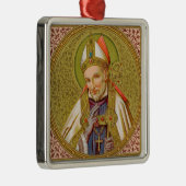 St. Alphonsus Liguori (SNV 02) (Square) Metalen Ornament (Rechts)
