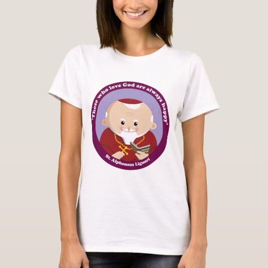 St Alphonsus Liguori T-shirt (Voorkant)