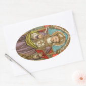 St. Alphonsus Liguori (VVP 005) Ovale Sticker (Envelop)