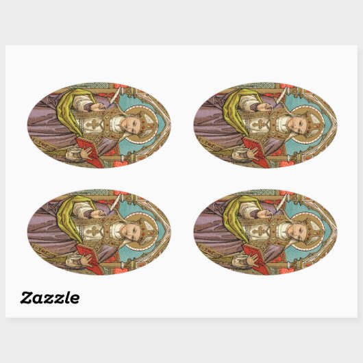 St. Alphonsus Liguori (VVP 005) Ovale Sticker (Vel)