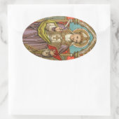 St. Alphonsus Liguori (VVP 005) Ovale Sticker (Tas)