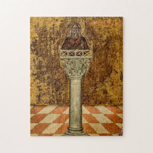 St. Alypius de Stylite Orthodoxe Christelijke Icoo Legpuzzel