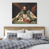St. Ambrose, c.1633-39 Canvas Afdruk (Insitu (Slaapkamer))