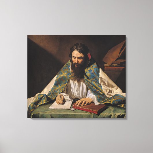 St. Ambrose, c.1633-39 Canvas Afdruk (Voorkant)