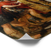 St. Ambrose en Theodosius - Poster van Rubens afdr (Hoek)