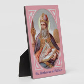 St. Ambrosius van Milaan (BEN 001) 5 "x7" Fotoplaat (Zijkant)