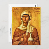 St. Anastasia, de Healer Orthodox Christelijk Briefkaart (Voorkant / Achterkant)