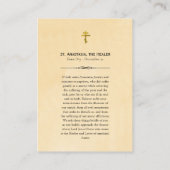 St. Anastasia, de Healer Prayer Kaart Plaatskaartje (Achterkant)
