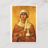 St. Anastasia, de Healer Prayer Kaart Plaatskaartje (Voorkant)
