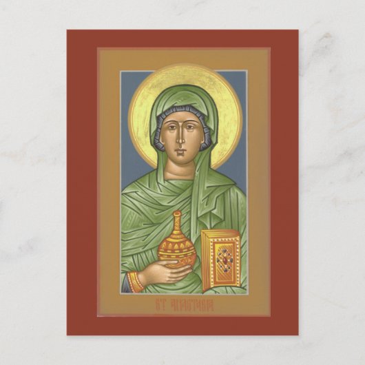 St. Anastasia Prayer Card Briefkaart (Voorkant)