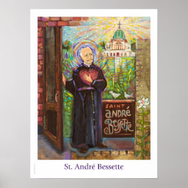 St. Andre Bessette Katholiek Klaslokaal poster