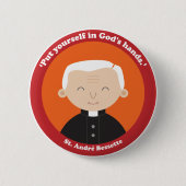 St. André Bessette Ronde Button 5,7 Cm (Voorkant)