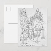 St. Andre des Arts | Parijs, Frankrijk Briefkaart (Voorkant / Achterkant)