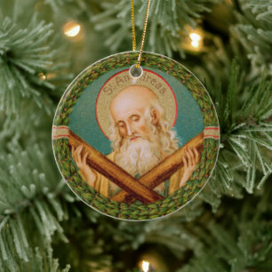 St. Andreas de Apostel (JMAS 02) Keramisch Ornament