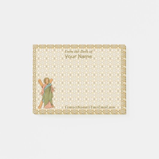 St. Andreas de Apostel (RLS 01, Stijl 2) 10x7,5cm Post-it® Notes (Voorkant)