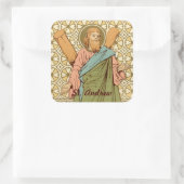 St. Andreas de apostel (RLS 01) Vierkante Sticker (Tas)