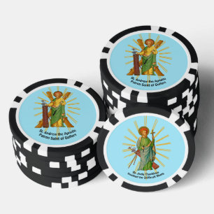 St. Andreas de Apostel / St. Judas Taddeus Golfbaa Poker Chips