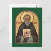 St. Andrei Rublev Prayer Card Briefkaart (Voorkant / Achterkant)