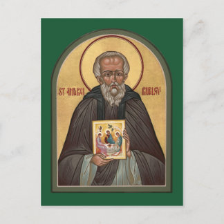 St. Andrei Rublev Prayer Card Briefkaart