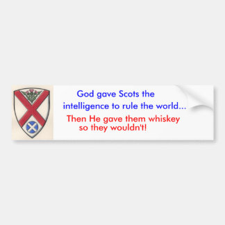 St_Andrew_020[1], God gaf Schotten de, Toen Hij g. Bumpersticker