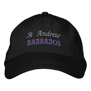 St. Andrew, Barbados, geborduurd Baseball Pet