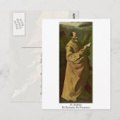St. Andrew by Zurbaran De Francisco Briefkaart (Voorkant / Achterkant)