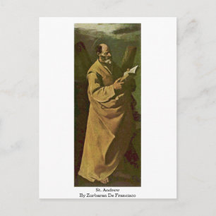 St. Andrew by Zurbaran De Francisco Briefkaart