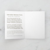 St. Andrew Christmas Novena Prayer Feestdagen Kaart (Binnen)