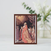 St. Andrew Corsini in Prayer door Reni Guido Briefkaart (Staand voorkant)