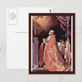 St. Andrew Corsini in Prayer door Reni Guido Briefkaart (Voorkant / Achterkant)