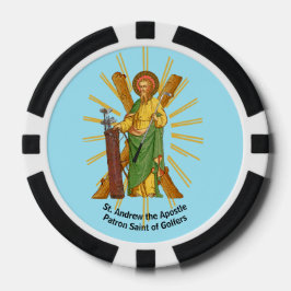St. Andrew de apostel / St. Jude Thaddeus Golf Poker Chips