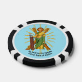 St. Andrew de apostel / St. Jude Thaddeus Golf Poker Chips (Enkel)
