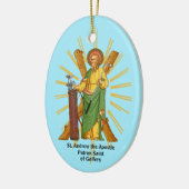 St. Andrew de apostel / St. Jude Thaddeus Golfer Keramisch Ornament (Links)