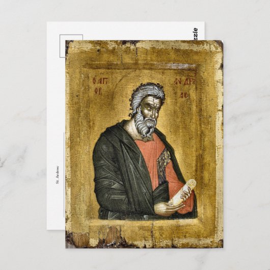 St. Andrew de eerste-geroepen Briefkaart (Voorkant / Achterkant)