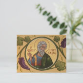 St. Andrew de Eerste Prayer Card Briefkaart (Staand voorkant)