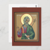 St. Andrew de eerste zogenaamde Prayer Card Briefkaart (Voorkant / Achterkant)