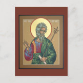 St. Andrew de eerste zogenaamde Prayer Card Briefkaart (Voorkant)