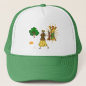 St. Andrew en luxe Lady Golfer Golf Trucker Pet (Voorkant)