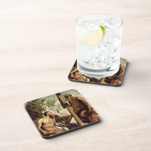 St. Andrew en St. Jerome Bier Onderzetter (Rechterzijde)