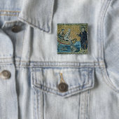 St. Andrew en St. Peter Vierkante Button 5,1 Cm (In situ)
