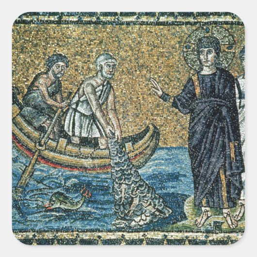 St. Andrew en St. Peter Vierkante Sticker (Voorkant)