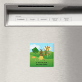 St. Andrew en Upscale Lady Golfer Magneet (Insitu (Vaatwasser))