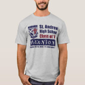 St. Andrew High School Class of 1979 Reunion T-shirt (Voorkant)