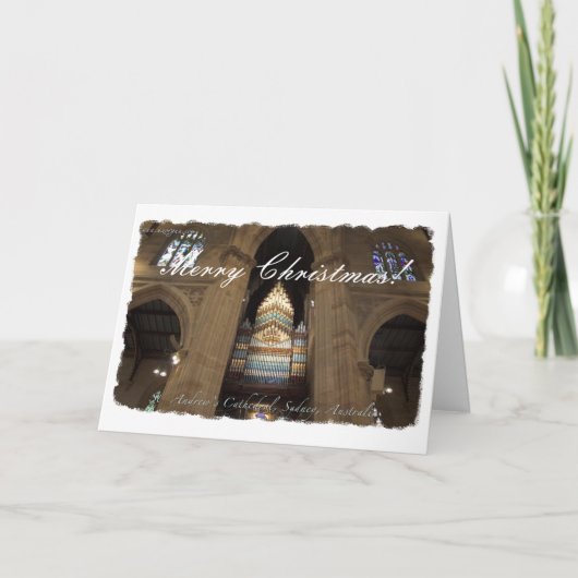 St Andrew Kathedraal Sydney Feestdagen Kaart (Voorkant)
