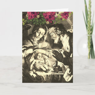 St. Andrew Kerstmis Novena Prayer Feestdagen Kaart