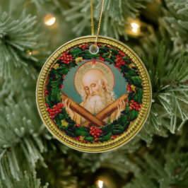 St. Andrew Kerstmis Novena Prayer Keramisch Ornament
